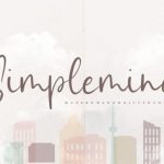 Simplemind Font Poster 1