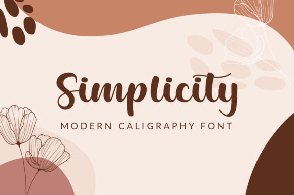 Simplicity Font Poster 1