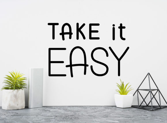 Simplify Font Poster 4