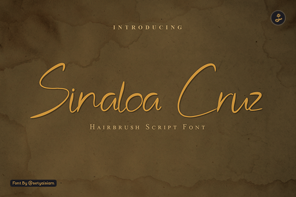 Sinaloa Cruz Font Poster 1