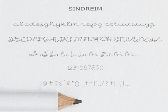 Sindreim Font Poster 3