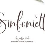 Sinfonietta Font Poster 1