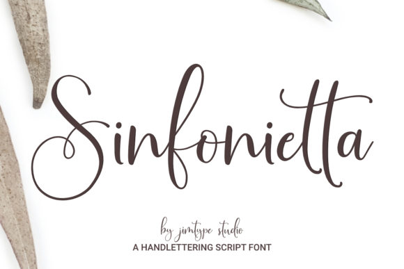 Sinfonietta Font Poster 1