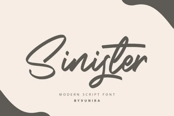 Sinister Font Sinister Font Poster 1