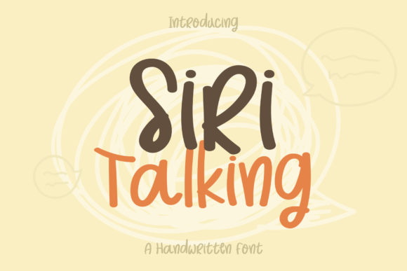 Siri Talking Font Poster 1