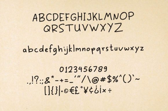Siroep Mardjan Font Poster 5