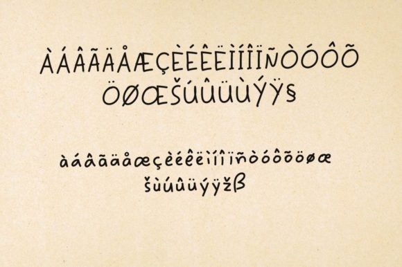 Siroep Mardjan Font Poster 6
