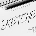 Sketchen Font Poster 1