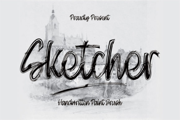 Sketcher Font Poster 1