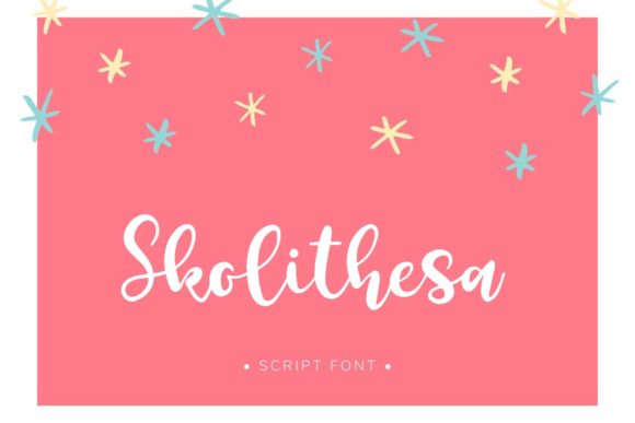 Skolithesa Font Poster 1