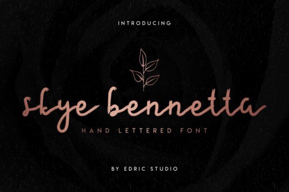 Skye Bennetta Font Poster 1