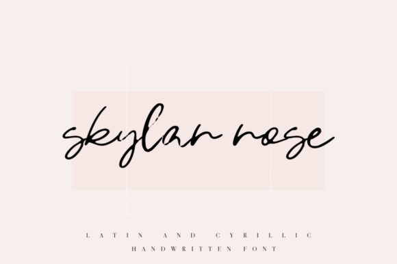 Skylar Rose Font Poster 1
