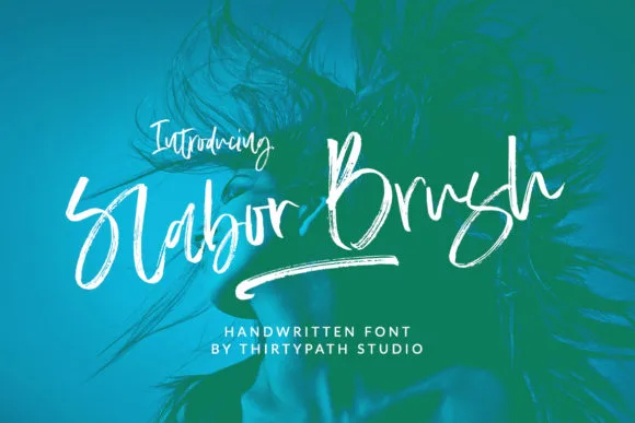Slabor Brush Font Slabor Brush Font Poster 1