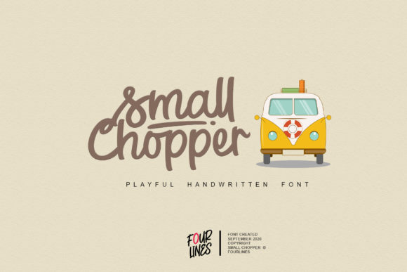 Small Chopper Font Poster 1