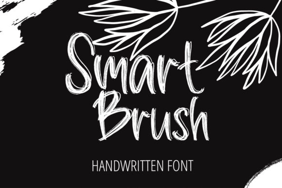 Smart Brush Font Poster 1