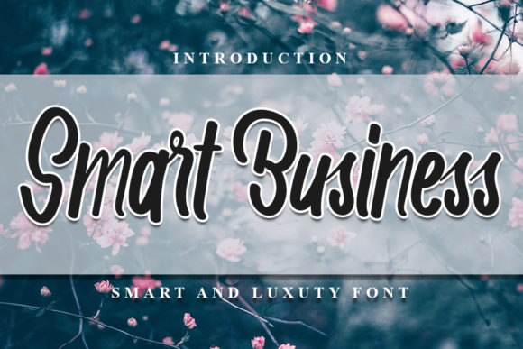 Smart Business Font Poster 1