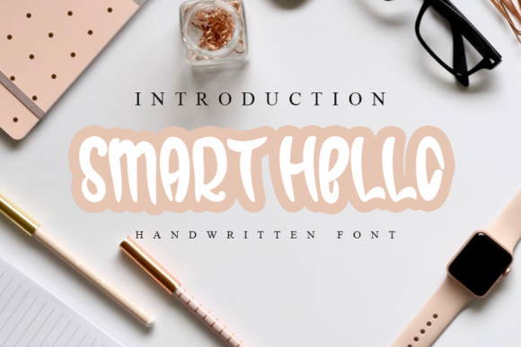 Smart Hello Font Poster 1