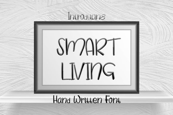 Smart Living Font Poster 1