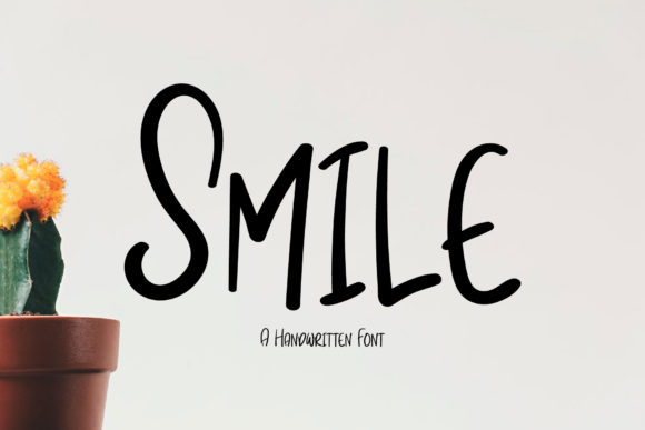 Smile Font Poster 1