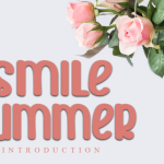 Smile Summer Font Poster 1