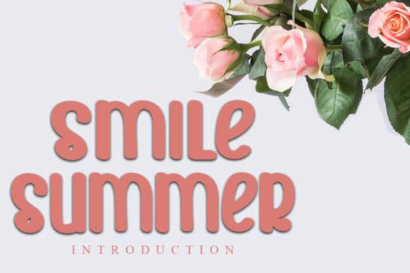 Smile Summer Font Poster 1