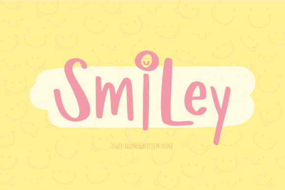 Smiley Font Poster 1