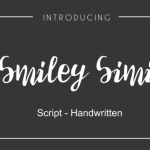 Smiley Simi Font Poster 1