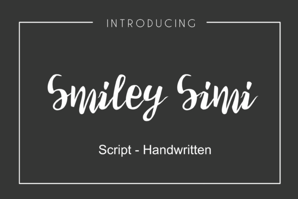 Smiley Simi Font Poster 1