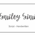 Smiley Simi Font Poster 2