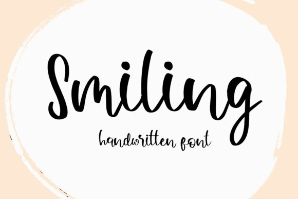 Smiling Font Poster 1