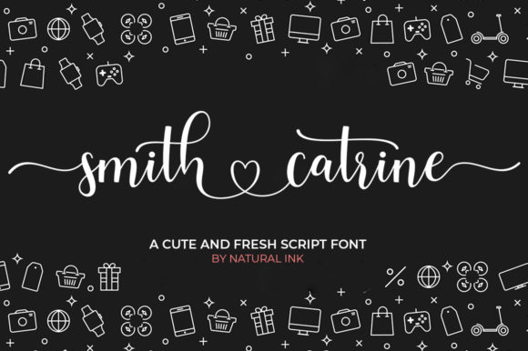 Smith Catrine Font Poster 1