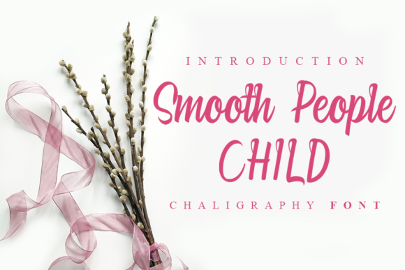 Smooth People Child Font Poster 1