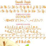 Smooth People Child Font Poster 4