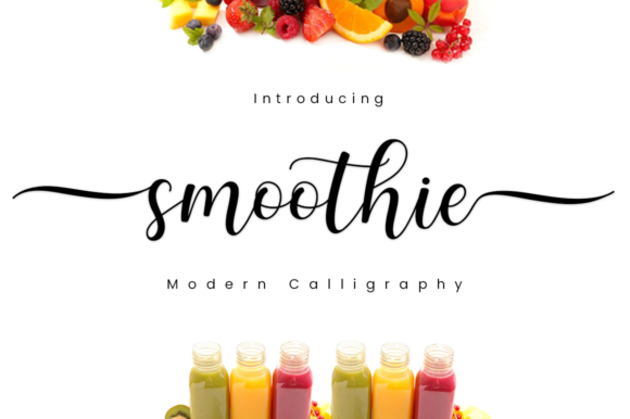 Smoothie Font Poster 1