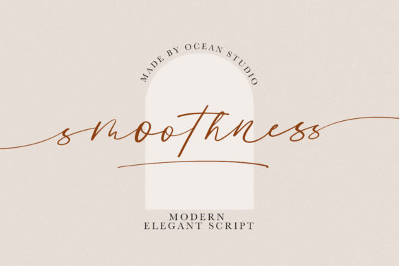 Smoothness Font Poster 1