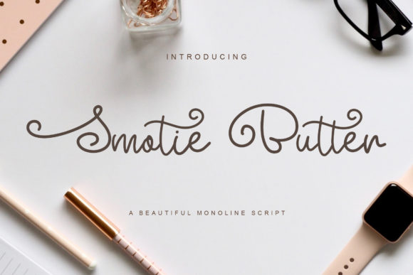 Smotie Butter Font Poster 1
