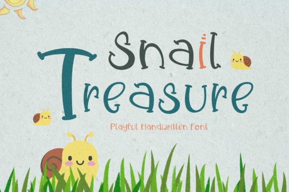 Snail Treasure Font Poster 1