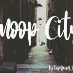 Snoop City Font Poster 1