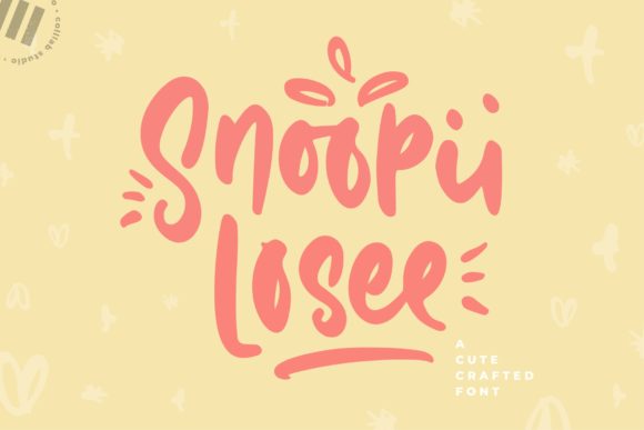 Snoopii Losee Font Poster 1