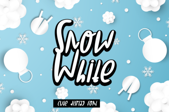 Snow White Font Snow White Font Poster 1