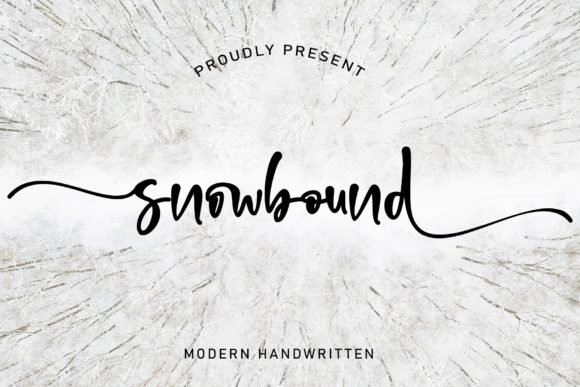 Snowbound Font Poster 1