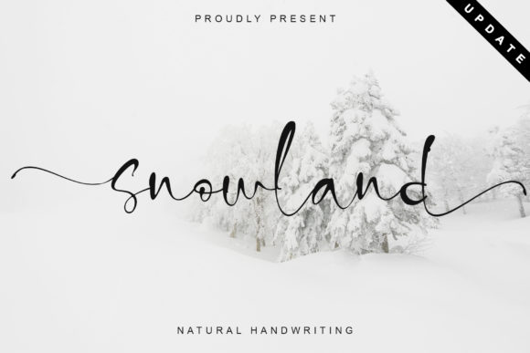 Snowland Font Poster 1