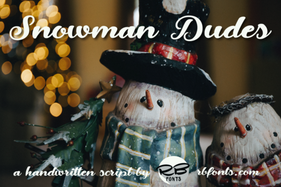 Snowman Dudes Font