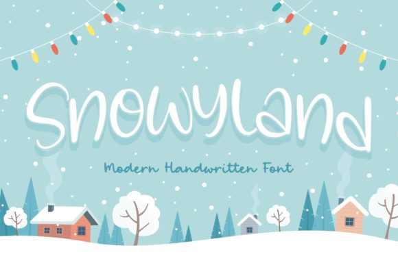 Snowyland Font Poster 1