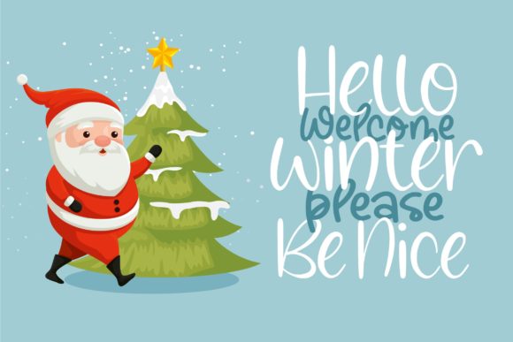 Snowyland Font Poster 3