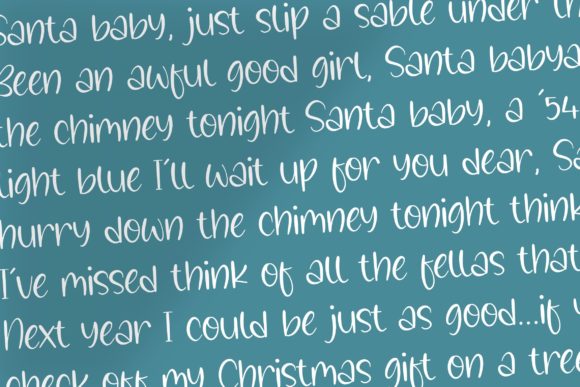 Snowyland Font Poster 5