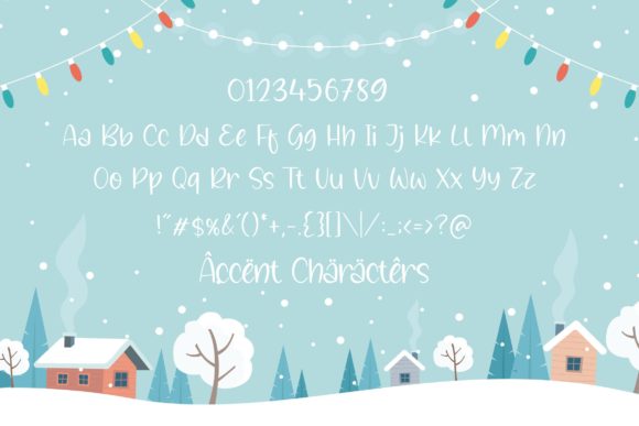 Snowyland Font Poster 6
