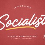 Socialist Font Poster 1