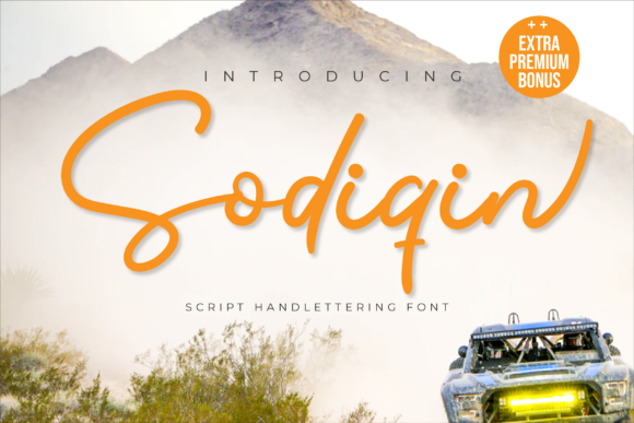 Sodiqin Font Poster 1