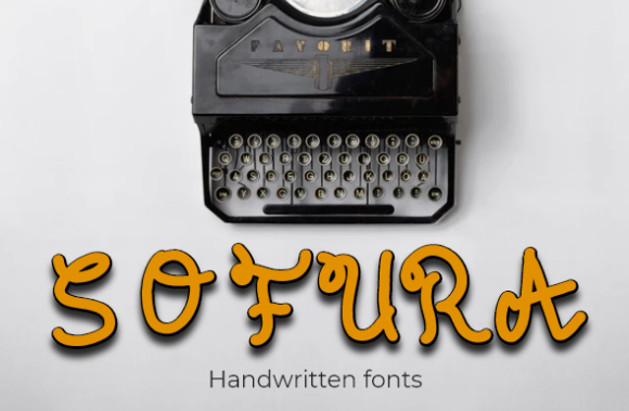 Sofura Font Poster 1